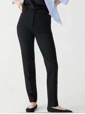 J. Crew Cameron High Rise 365 Pant Black 10 Tall